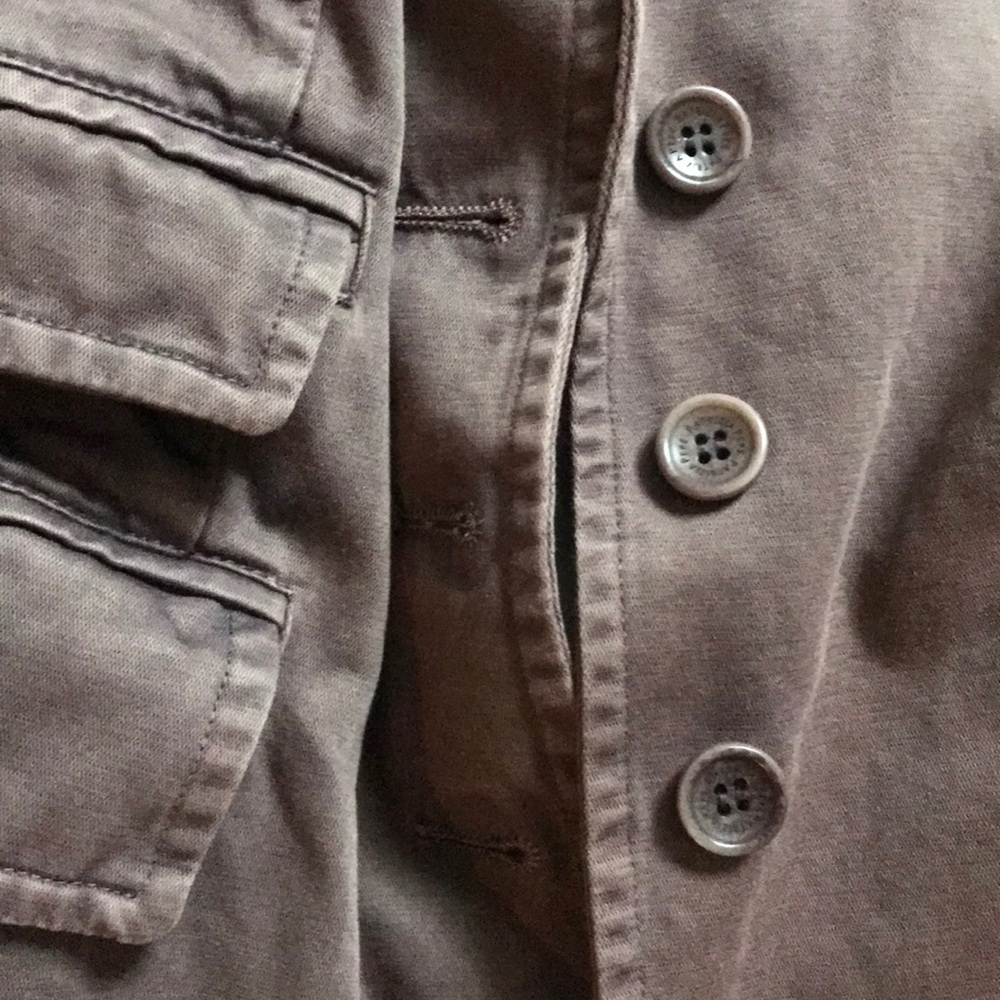 PATRIZIA PEPE // Soft Cotton Brown Blazer - Picture 6 of 8